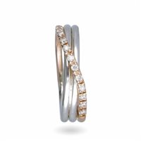 Anello Rubinia Donna Classic in Oro rosa Diamante AN8ARBT - AN8ARBT-12
